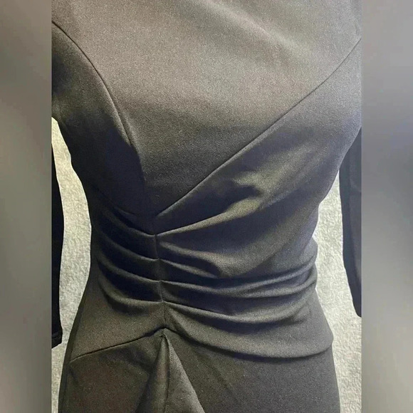 AISIZE Women's Retro Ruched Elegant Business Pencil‎ Sheath Dress size Small - Picture 3 of 11